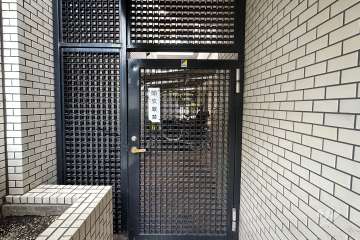 駐輪場の出入り口