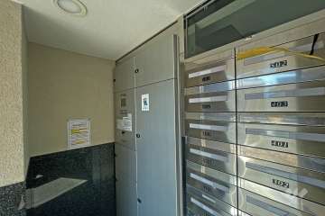 共用ポストと宅配ボックス　