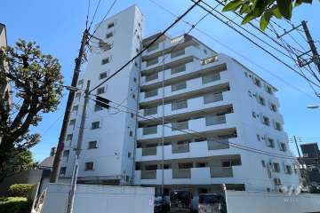 学芸大ダイヤモンドマンションの外観（北西側から）