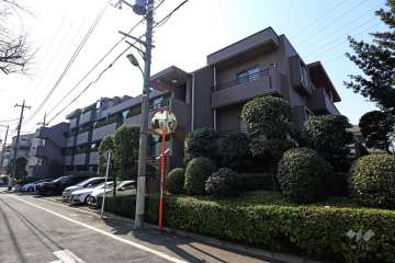 東急ドエルアルス学芸大学パークサイドの外観（北側から）