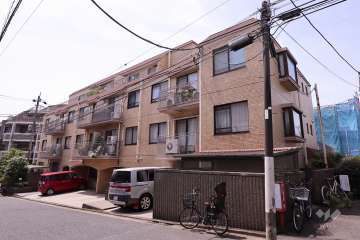 世田谷野沢マートルコートの外観（北西側から）
