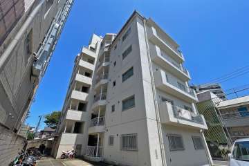 ローヤルハイツのざわの外観（西側から）