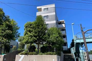 レベント等々力の外観（東側から）