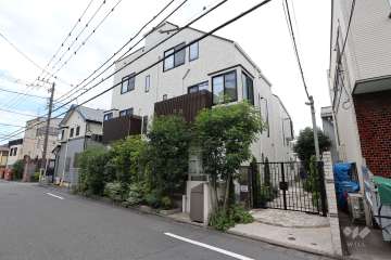 リムテラスガーデン二子玉川の外観（北側から）