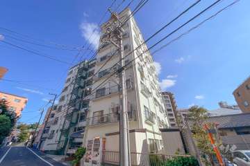 ハイライフ用賀の外観（北西側から）