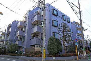 セザール用賀の外観（北東側から）