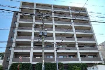 ヒルズ用賀の外観（西側から）