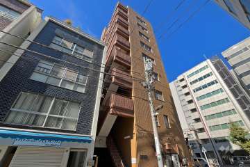 サンビュー外神田の外観（南東側から）
