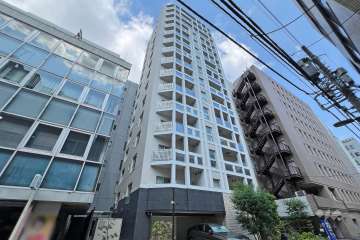 ライオンズ千代田岩本町ミレスの外観（南西側から）