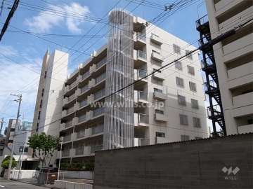 シーサイドコーポラス西宮の外観北西側から）
