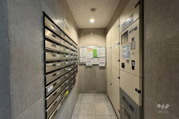 共用ポストと宅配ボックス