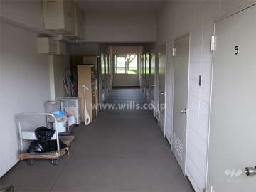 建物1階部分にあるトランクルーム