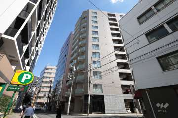 クレイシア神田淡路町の外観（南側から）