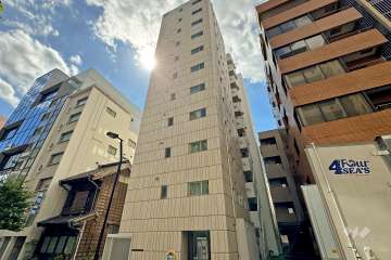 グリーンパーク千代田淡路町の外観（北東側から）