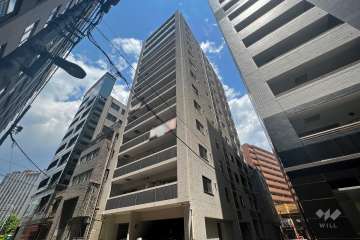 プレシス東神田の外観(南西側から)