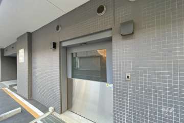 駐輪場の出入り口