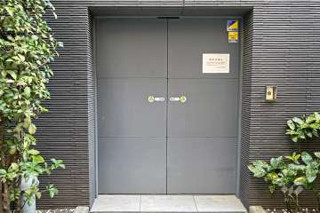 屋内に設けられた駐輪場