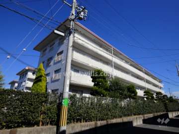 仁川フラットC棟の外観（南西側から）