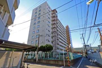 三洋キャッスルハイツの外観(北東側から)