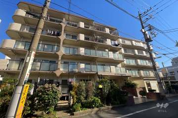 ローズハイツ萩中公園の外観（北西側から）