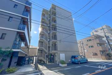 ルーブル鵜の木２の外観（北東側から）　