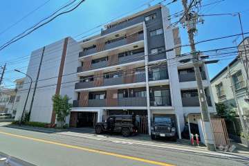 アクサス鵜の木アジールコートの外観（北側から）