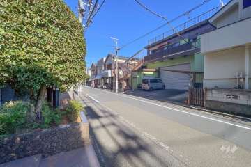 敷地南東側前面道路