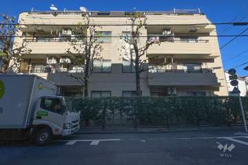 東急ドエルアルス鵜の木の外観（西側から）