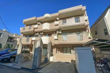 エクレール鵜の木の外観（南東側から）