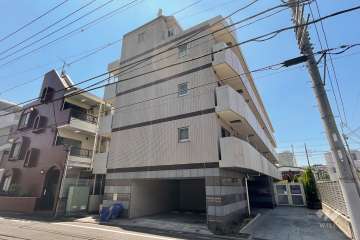 プレールドゥーク下丸子の外観（北西側から）