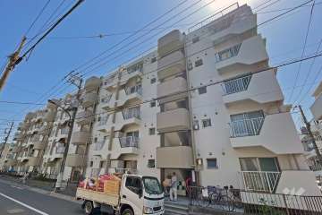 下丸子ハイコーポの外観（北東側から）