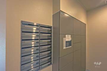 共用ポストと宅配ボックス