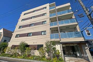 エクセレントシティ下丸子の外観（南側から）