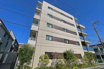 エクセレントシティ下丸子の外観（南西側から）