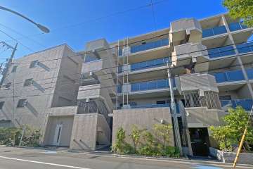 エクセレントシティ下丸子の外観（南西側から）