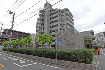 エンゼルハイム下丸子の外観（北東側から）