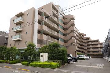 サーパスシティ下丸子の外観（北側から）