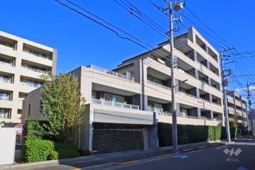 アールブラン下丸子レジデンスの外観（西側から）