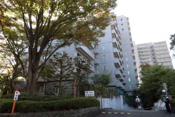 パークハウス多摩川南五番館の外観(北東側から)