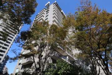 パークハウス多摩川南五番館の外観(南西側から)