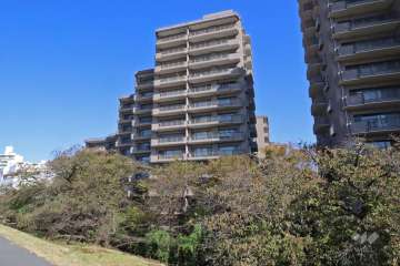 パークハウス多摩川北弐番館の外観（南西側から）