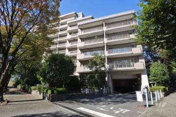 パークハウス多摩川北四番館の外観（南東側から）