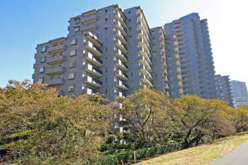 パークハウス多摩川南弐番館の外観(北西側から)