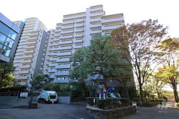 パークハウス多摩川南弐番館の外観(北東側から)