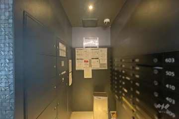 共用ポストと宅配ボックス