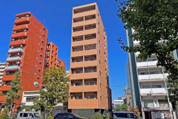 エルドゥーチェ蒲田の外観（南東側から）