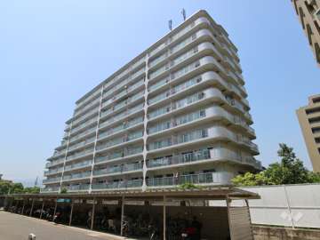 日商岩井香櫨園マンション1号棟の外観（南東側から）