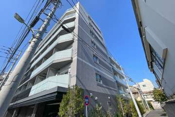 パークリュクス蒲田１丁目の外観（南東側から）