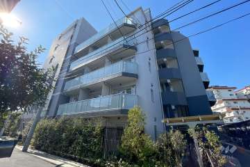 パークリュクス蒲田１丁目の外観（北東側から）