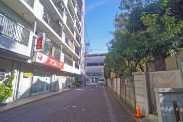 敷地南側の前面道路